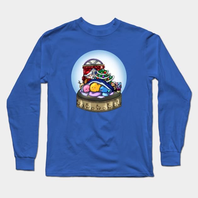 Christmas in Xen Land Long Sleeve T-Shirt by LinYue